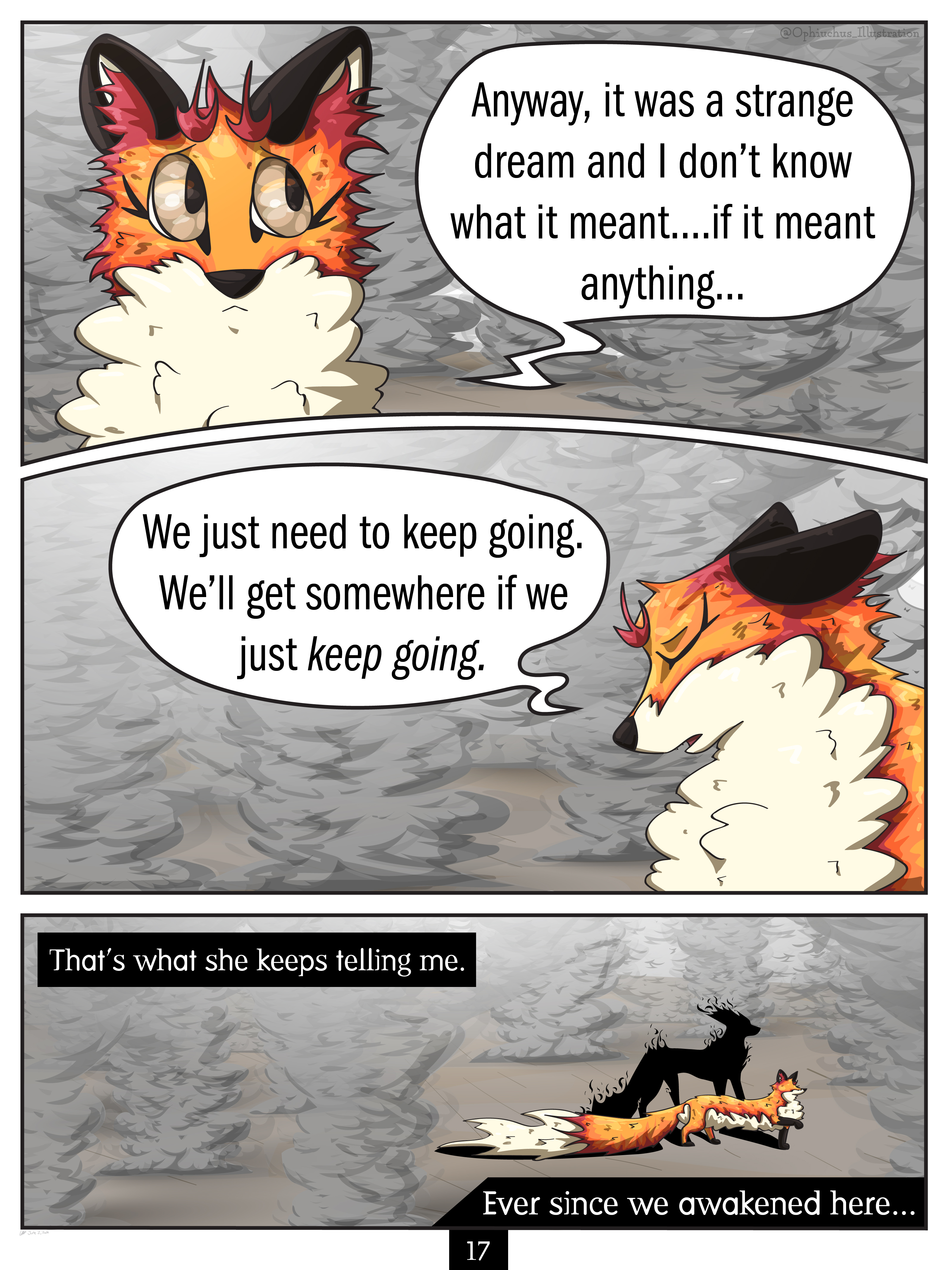 Part 1: The Fox and Her Shadow – Page 17 – Star Serpent Illustration
